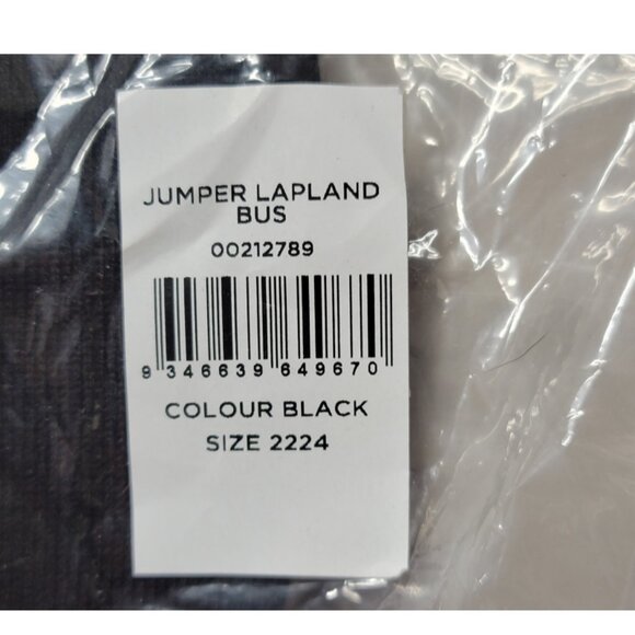 NWT City Chic EVANS 22/24 Black Lapland Sequin Christmas Sweater - Picture 8 of 10